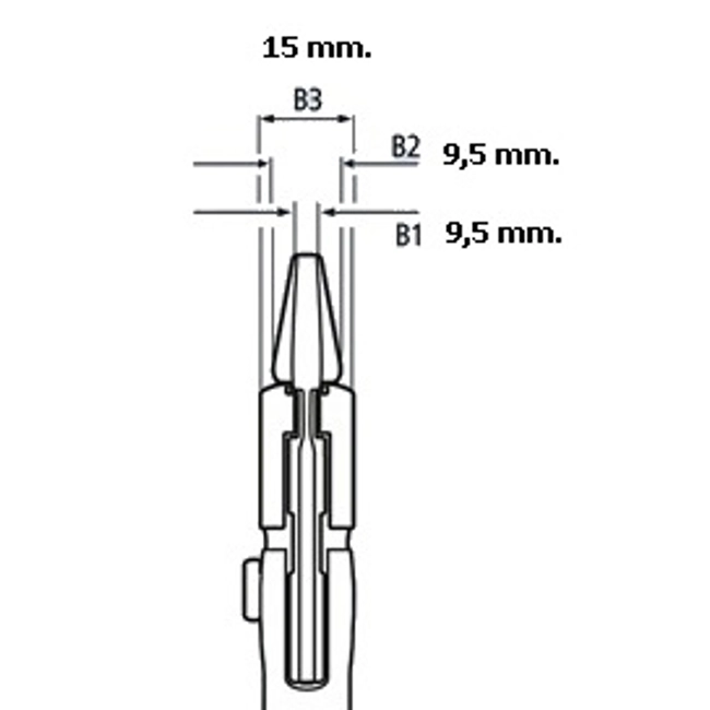Vendita online Pinza chiave regolabile da 300 mm. - Knipex